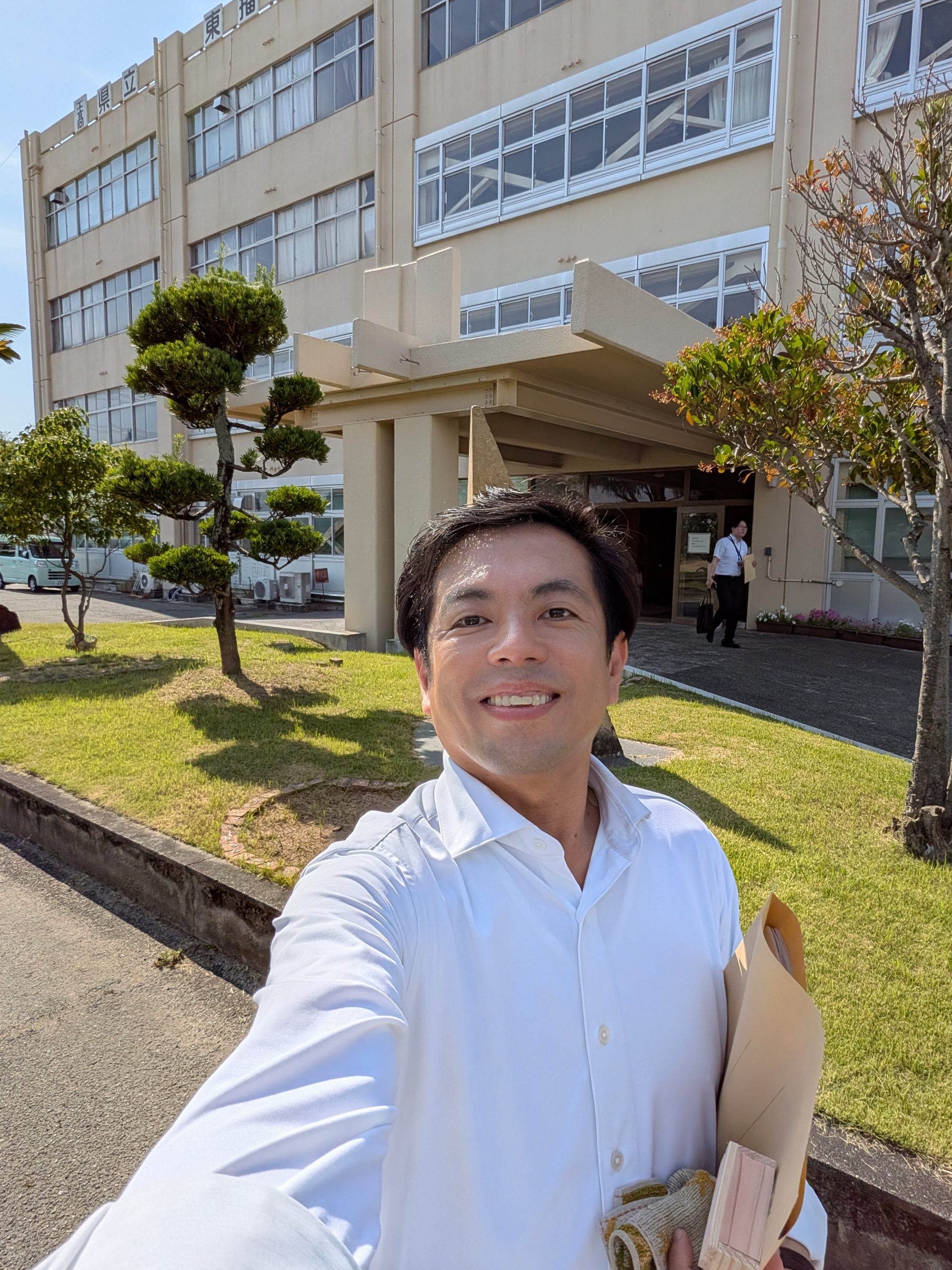 公立工業高校「兵庫県立東播工業高校」を視察